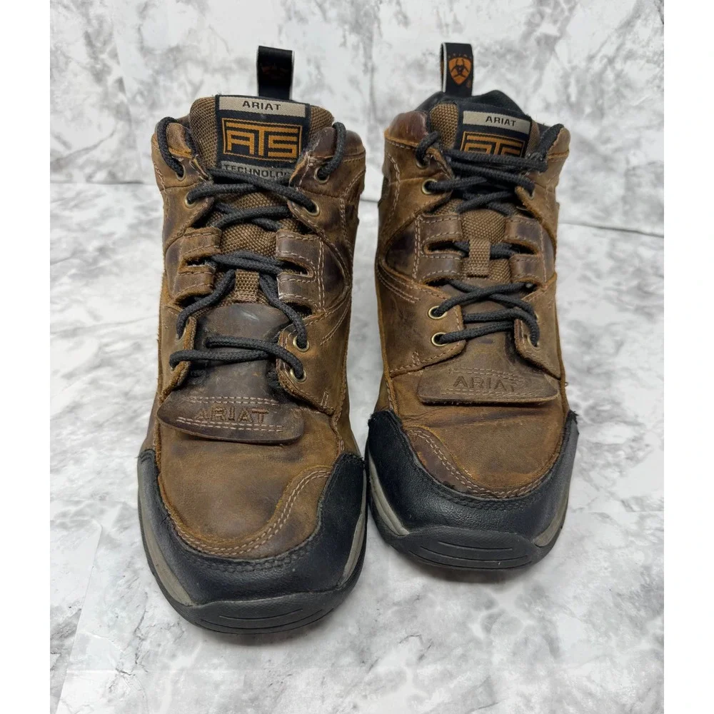Ariat Terrain H2O 🎱Waterproof‎ Copper Leather Endurance Boots 10002183 Mens 9D
